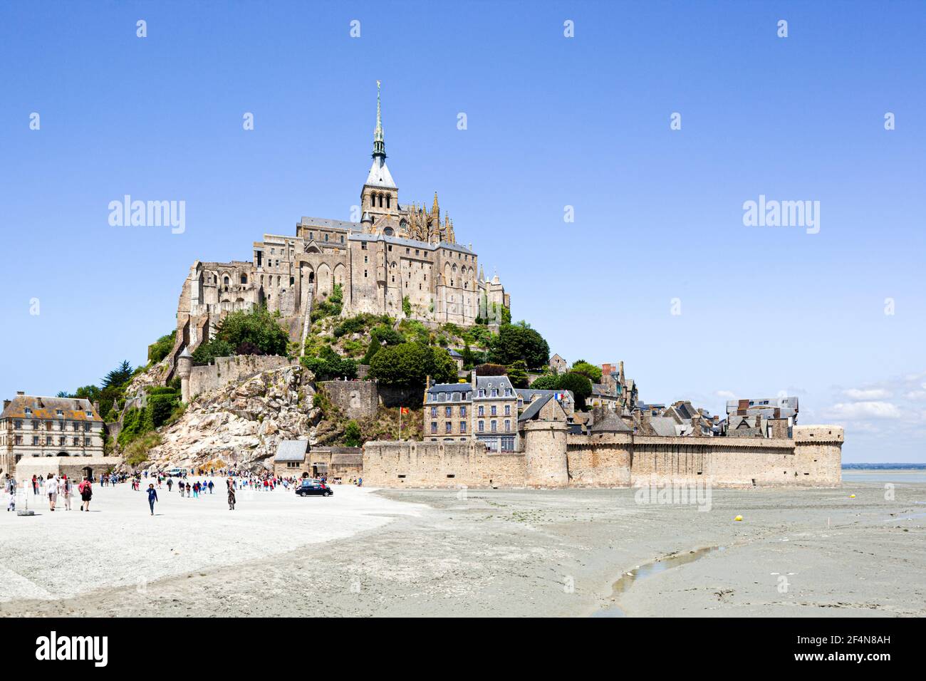 Mont Saint Michel, Normandy, France Stock Photo