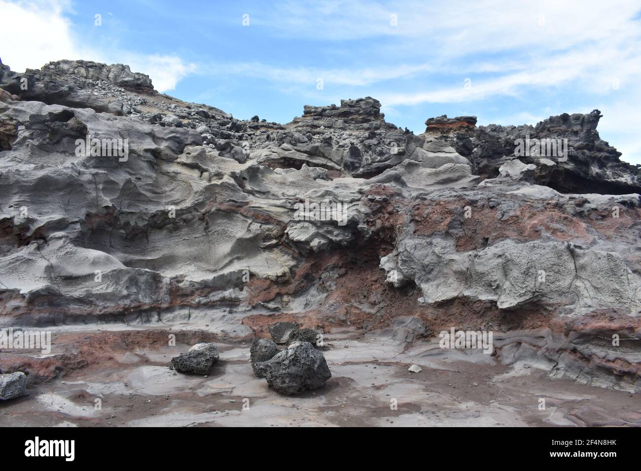 Hawaii Rocks Closeup detail of volcanic rock along the coastline of the Hawaiian ...