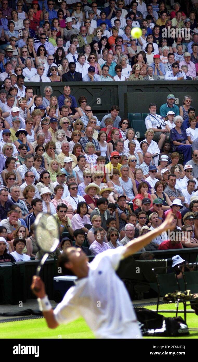 Wimbledon Tennis Championships July 2001 Stock Photo Alamy