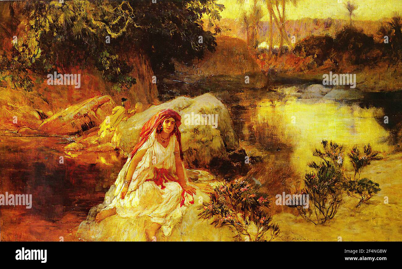 Painting frederick arthur bridgman hires stock photography and images