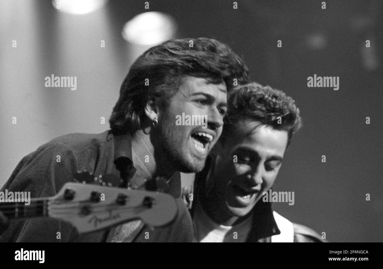 George michael andrew ridgley hi-res stock photography and images - Alamy