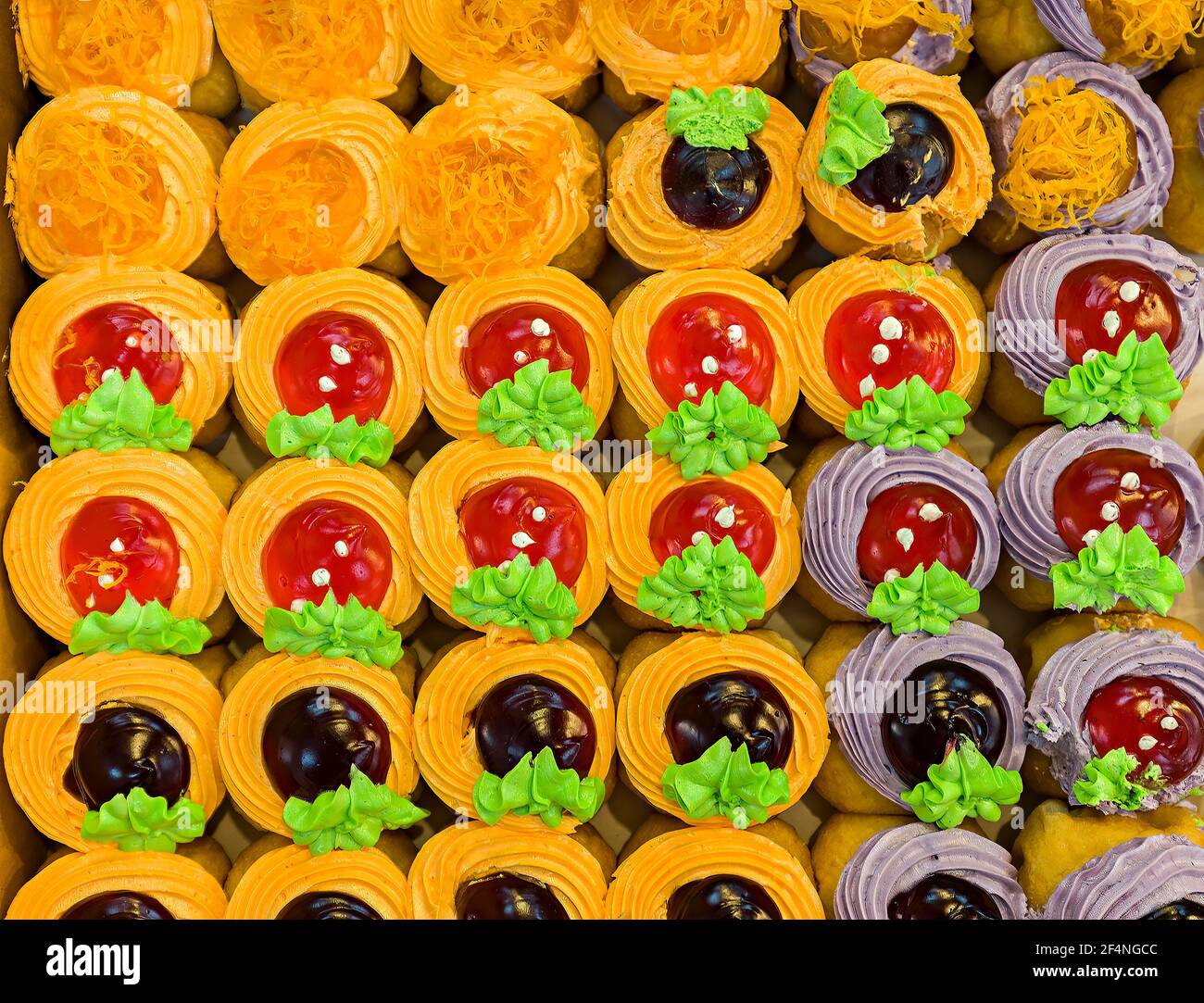Confectionary on sale in Pakse, Laos Stock Photo