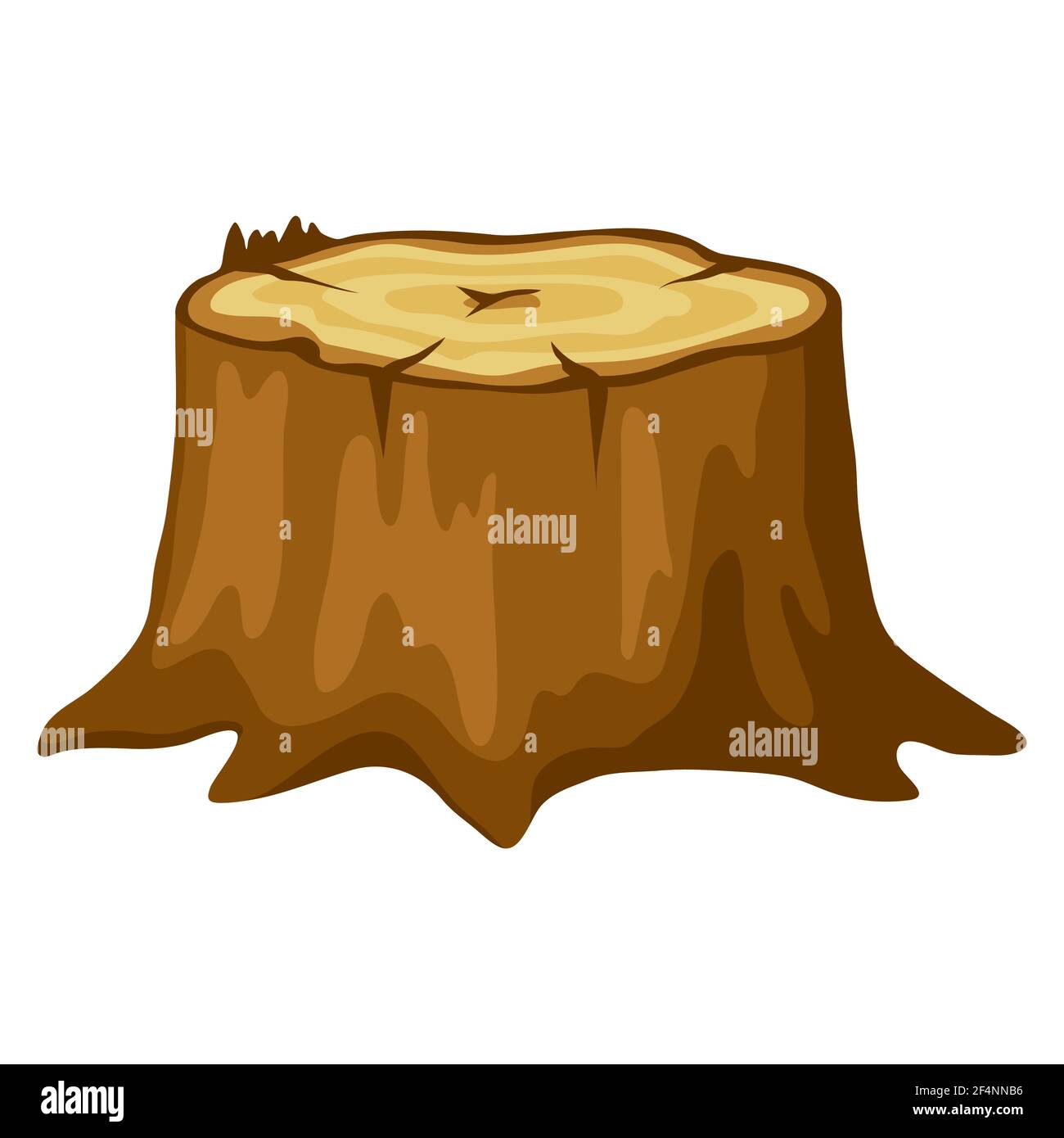 Tree stump Stock Vector Images - Alamy