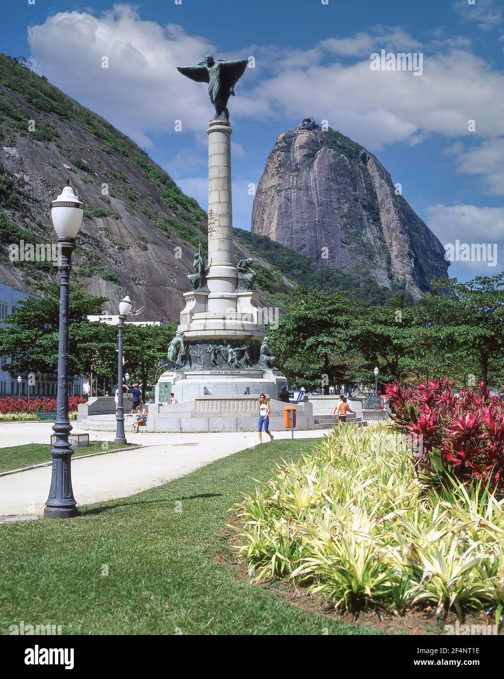 Sugarloaf Mountain and War Memorial, Rio de Janeiro, Republic of Brazil Stock Photo