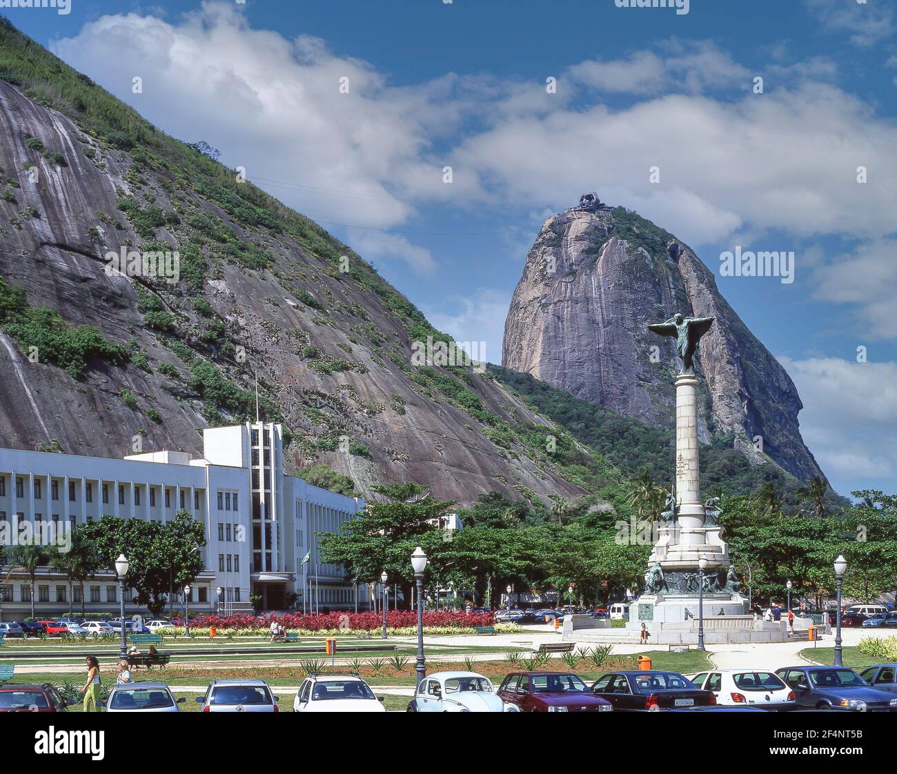 Sugarloaf Mountain and War Memorial, Rio de Janeiro, State of Rio de Janeiro, Republic of Brazil Stock Photo