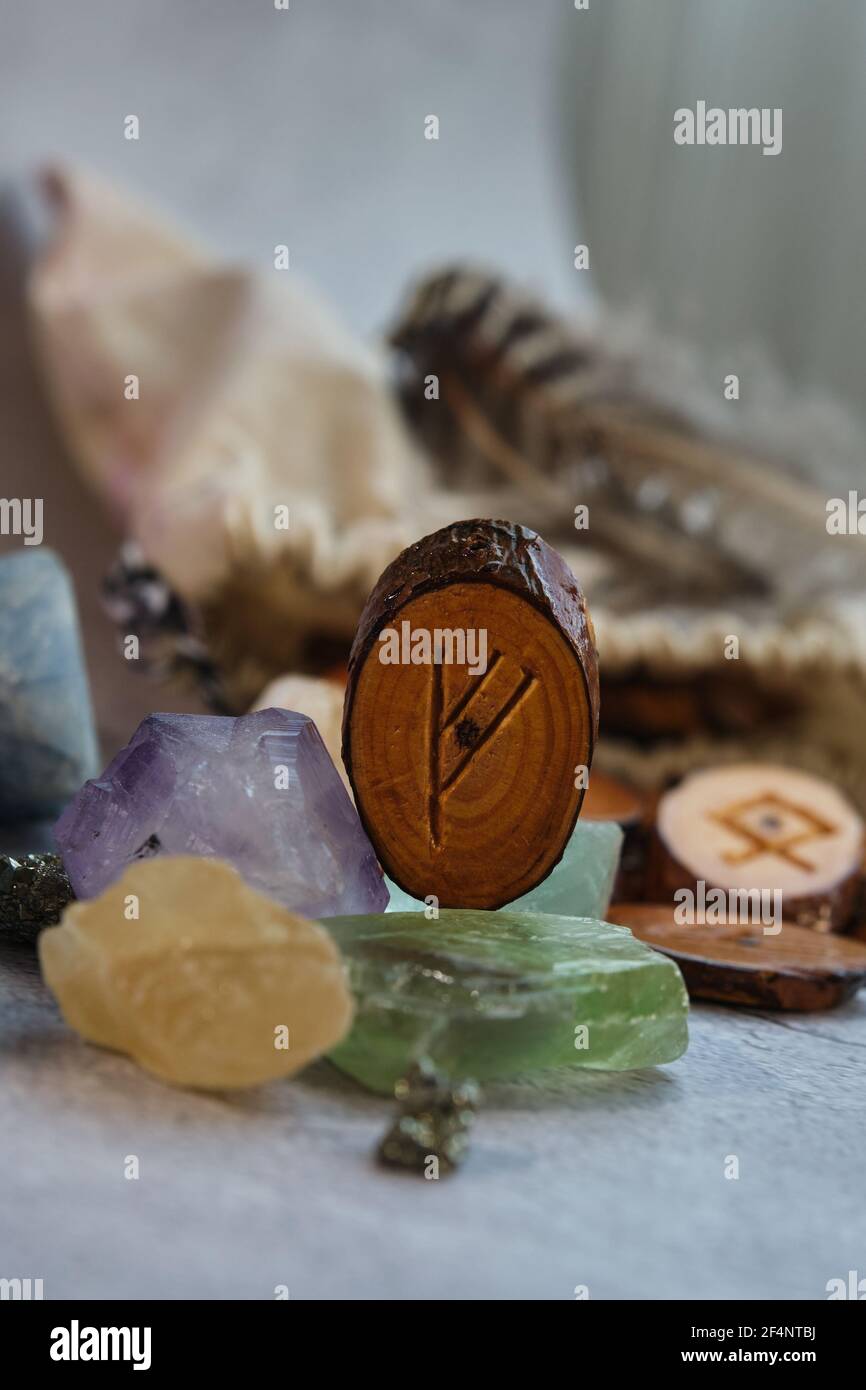 Rune alphabet hi-res stock photography and images - Alamy