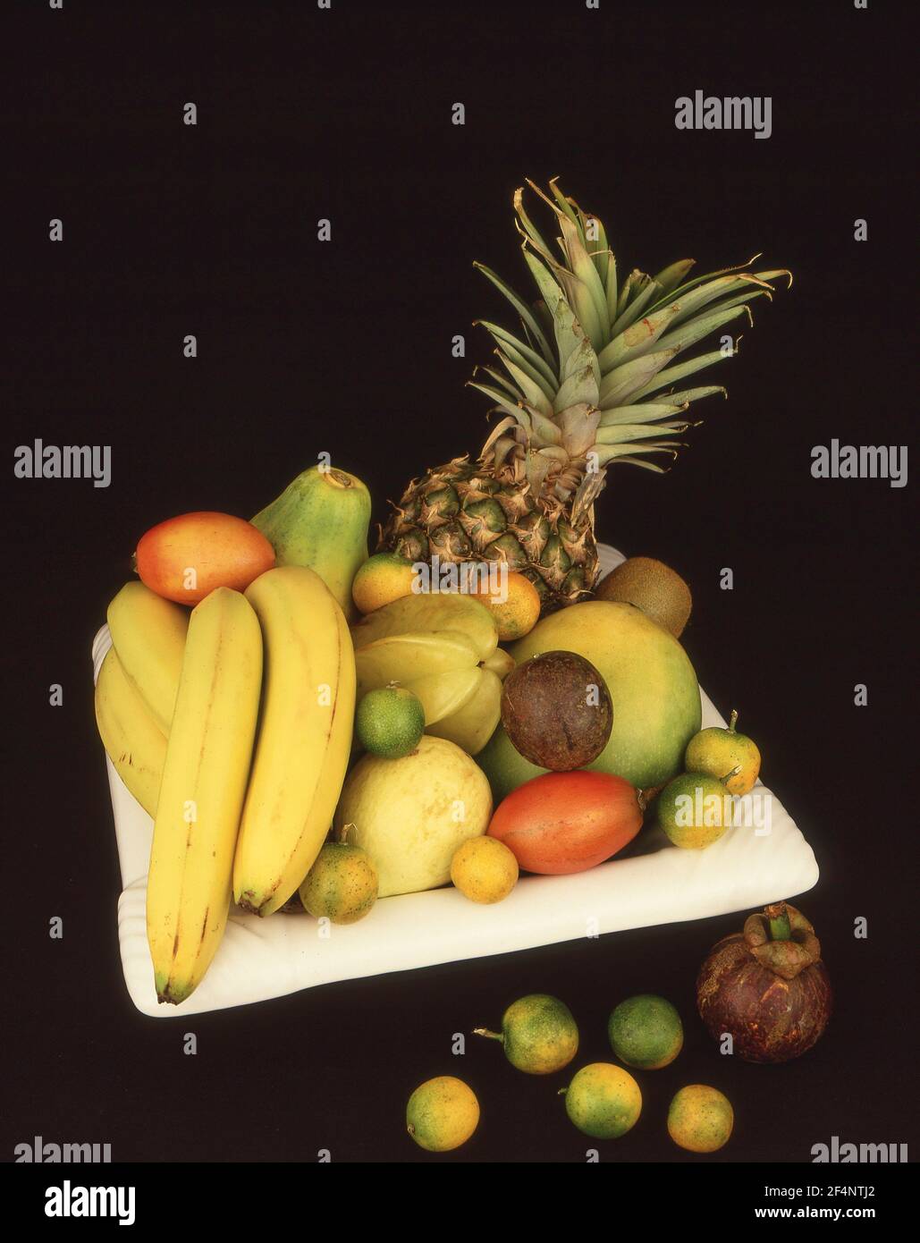 Tropical fruit selection, Greater London, England, United Kingdom Stock Photo