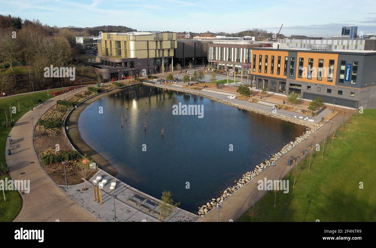 Southwater shopping centre in telford hires stock photography and