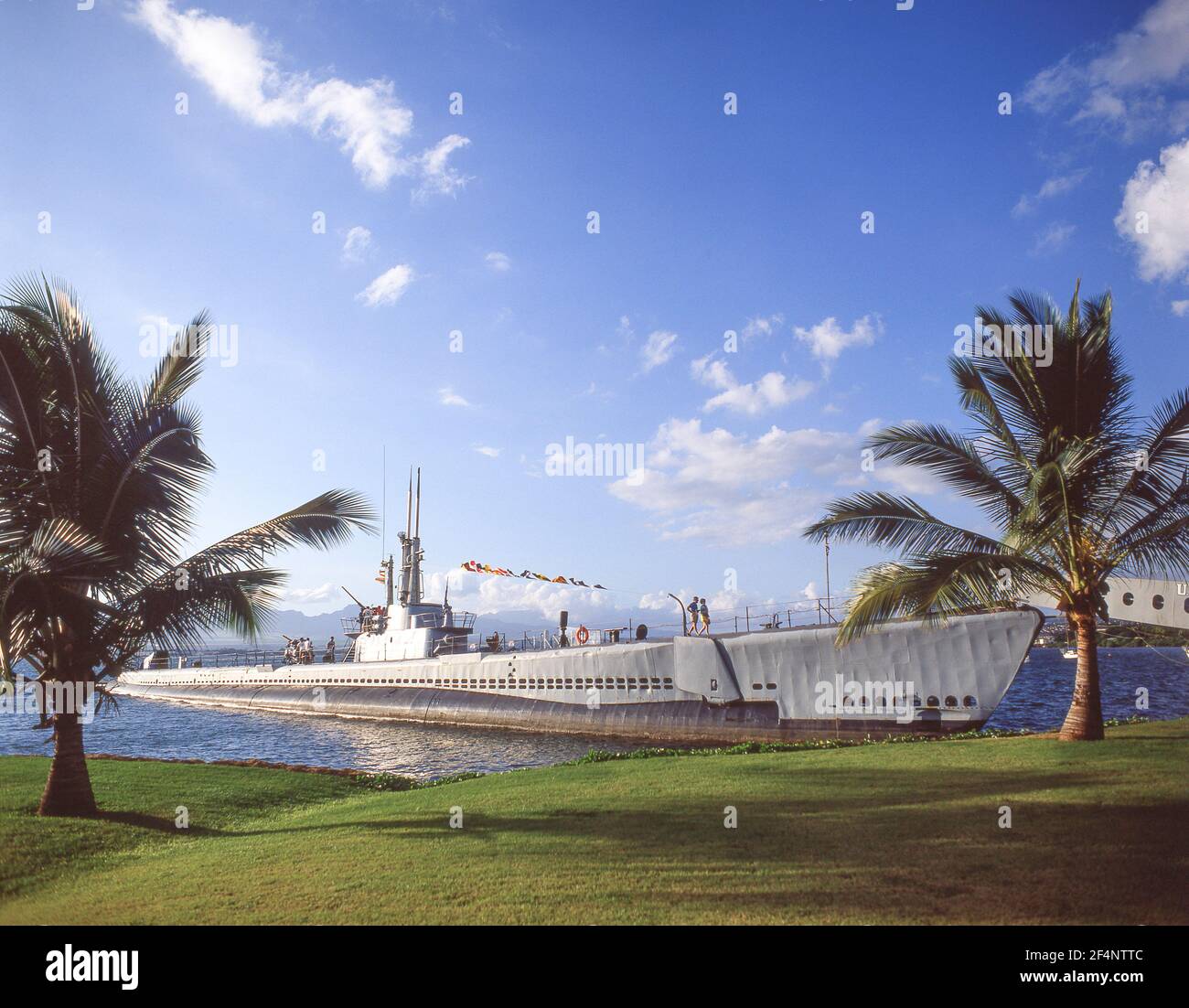 The USS Arizona Memorial Vistor Centre, Pearl Harbor, Honolulu, Oahu, Hawaii, United States of America Stock Photo