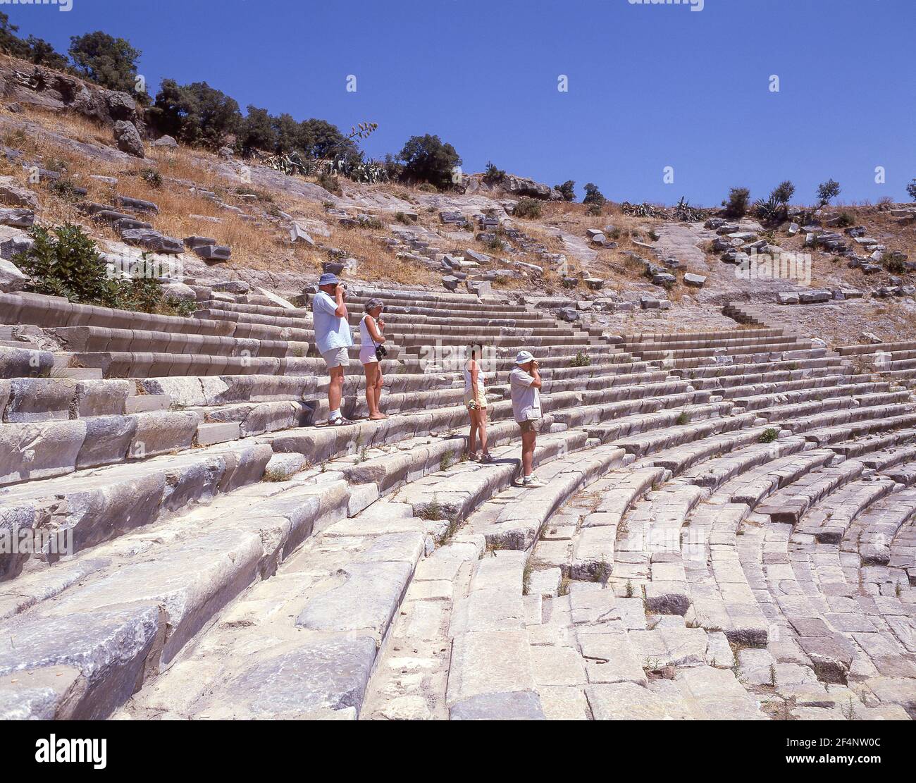 Theatre of Halicarnassus, Bodrum, Mulga Province, Turkey Stock Photo