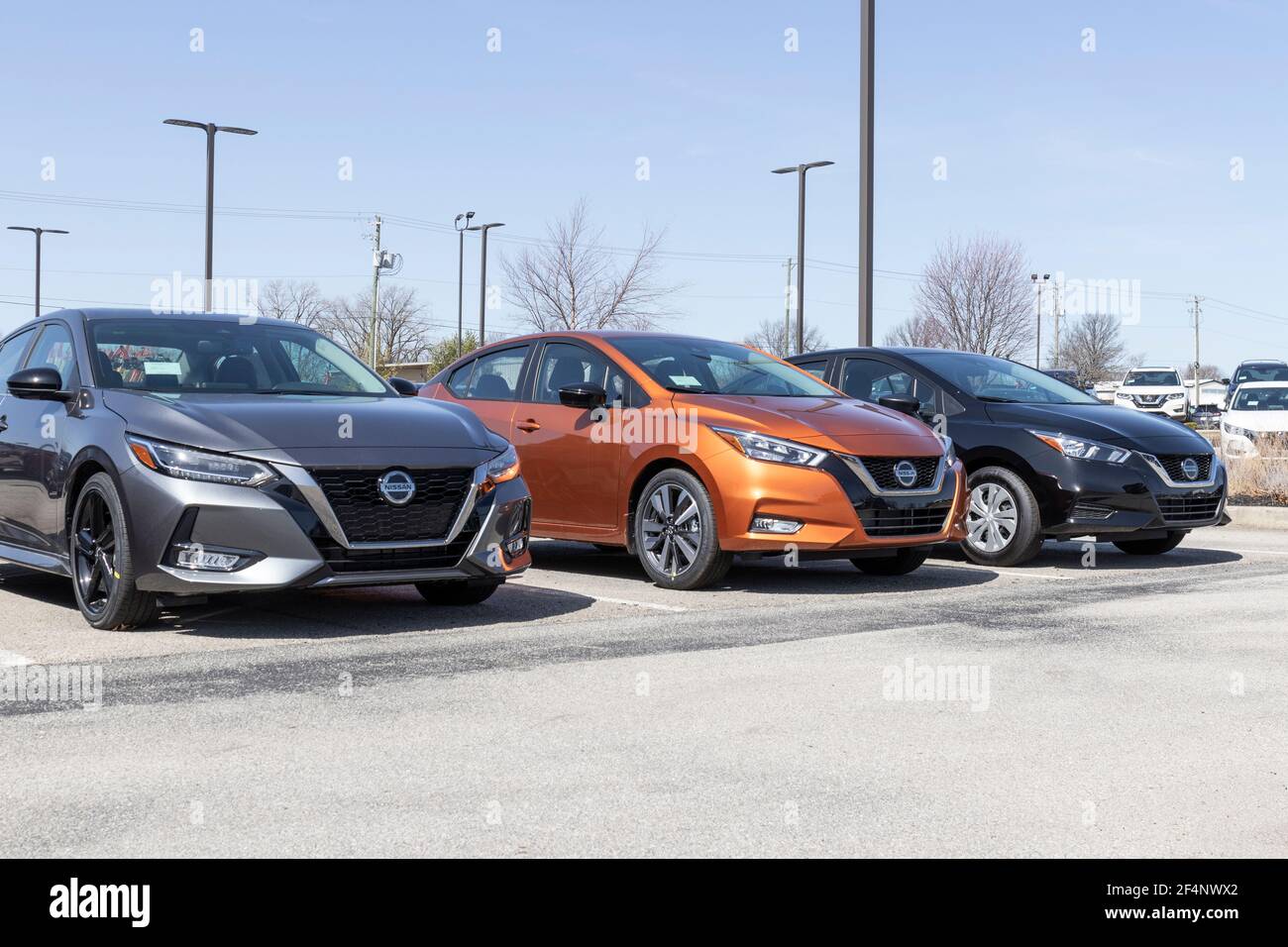 Noblesville Circa March 2021 Nissan Car and SUV Dealership. Nissan