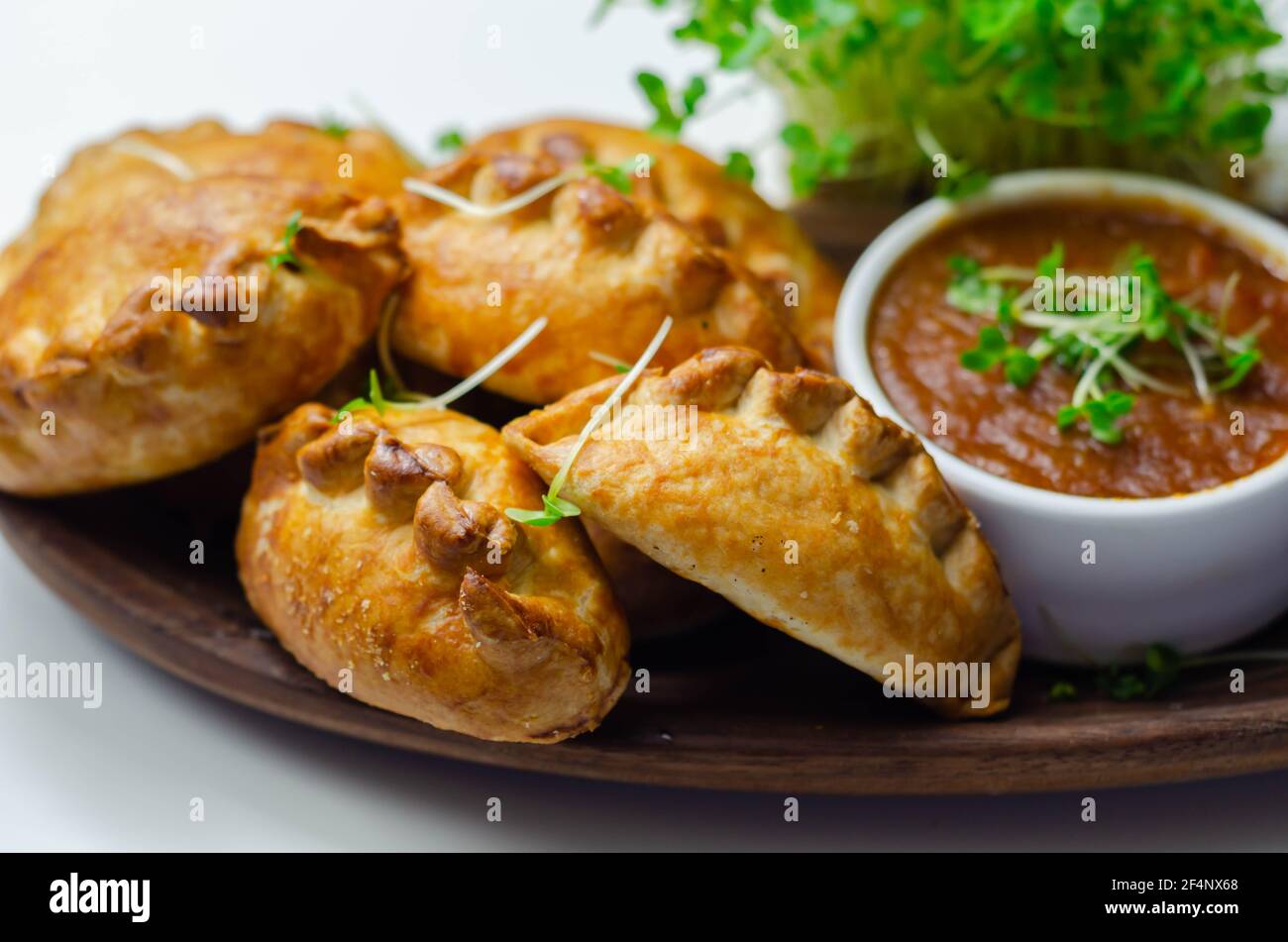 Wrapped Lamb Pasty Pasties High Resolution Stock Photography and Images