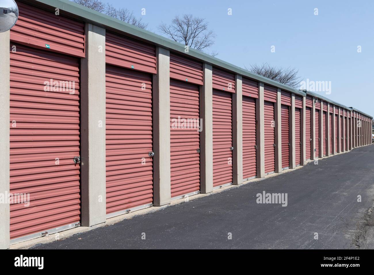 Self storage and mini storage garage units Stock Photo Alamy
