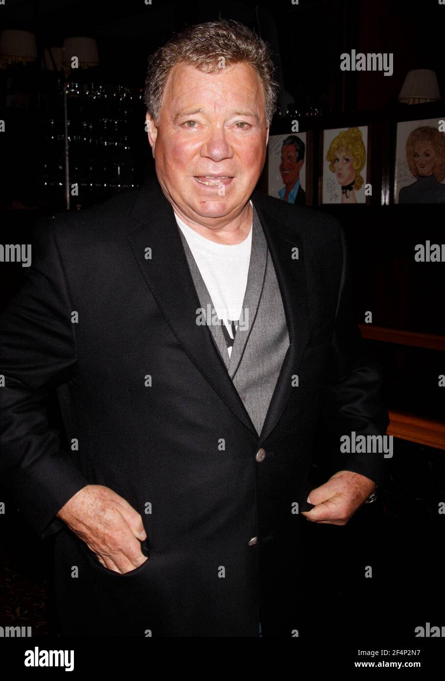 NEW YORK, NY FEBRUARY 16 William Shatner arrives for the opening