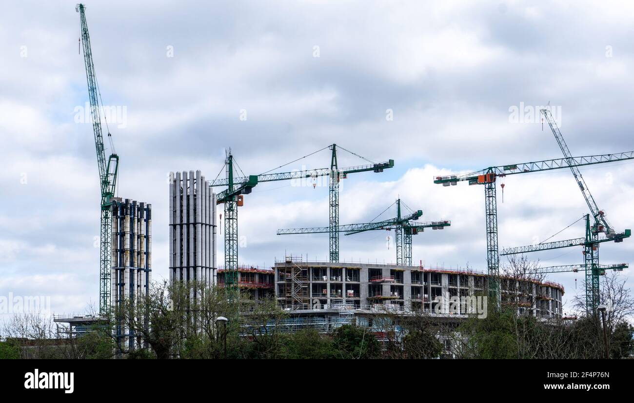 Irelands National Children’s Hospital now under construction at James