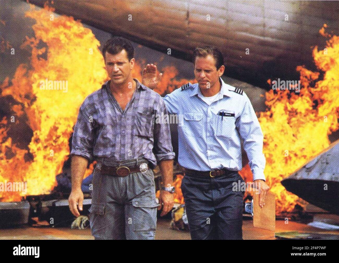 AIR AMERICA 1990 TriStar Pictures film with Mel Gibson and David Bowe Stock Photo