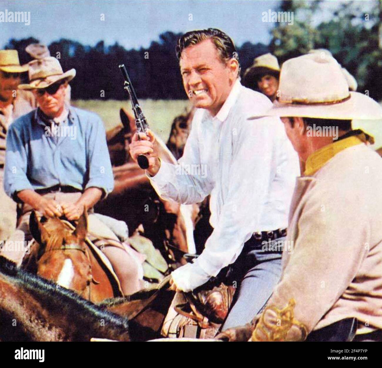 ALVAREZ KELLY 1966 Columbia Pictures film with Richard Widmark at left