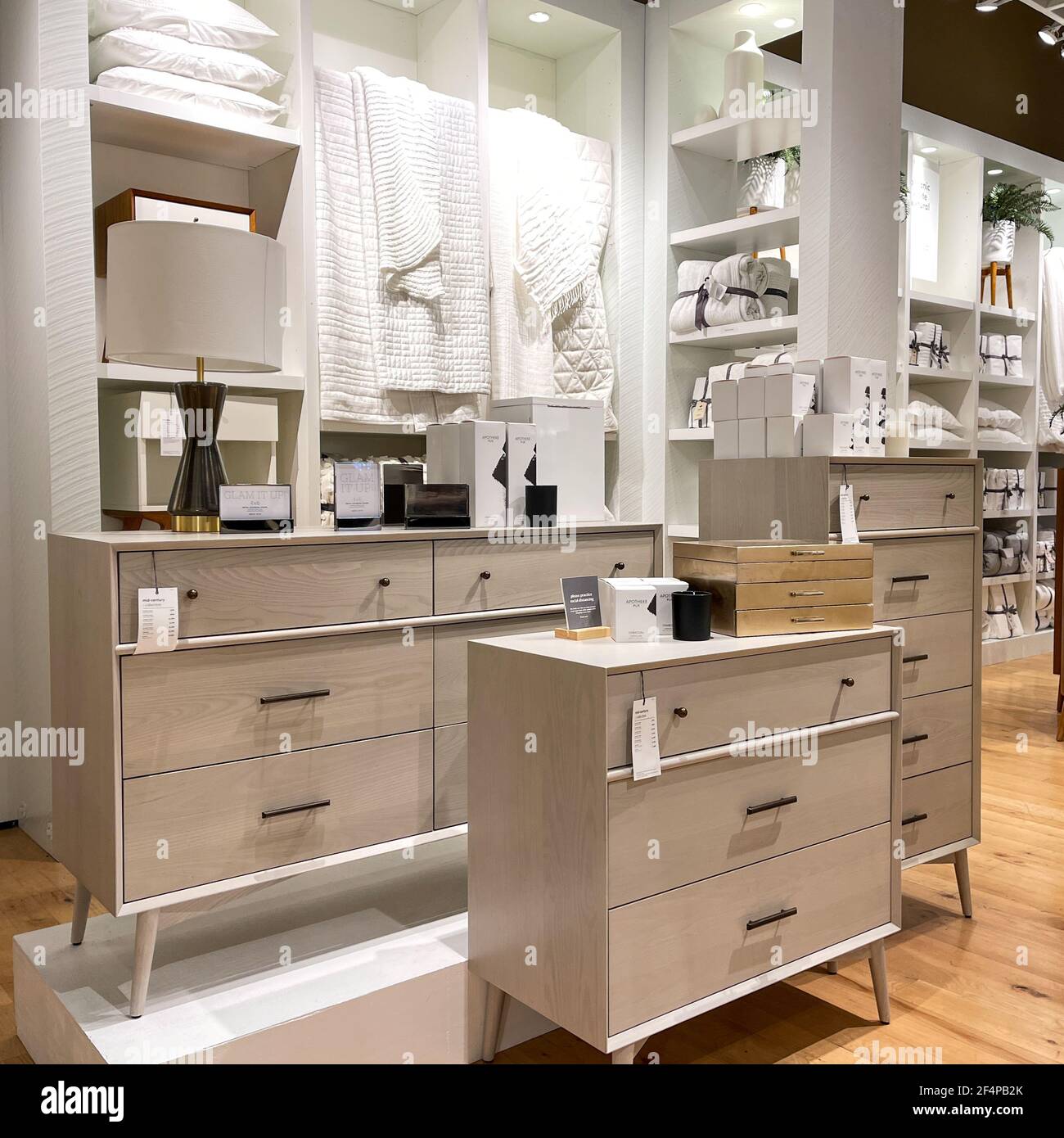 High modern headboard bedroom interior hires stock photography and