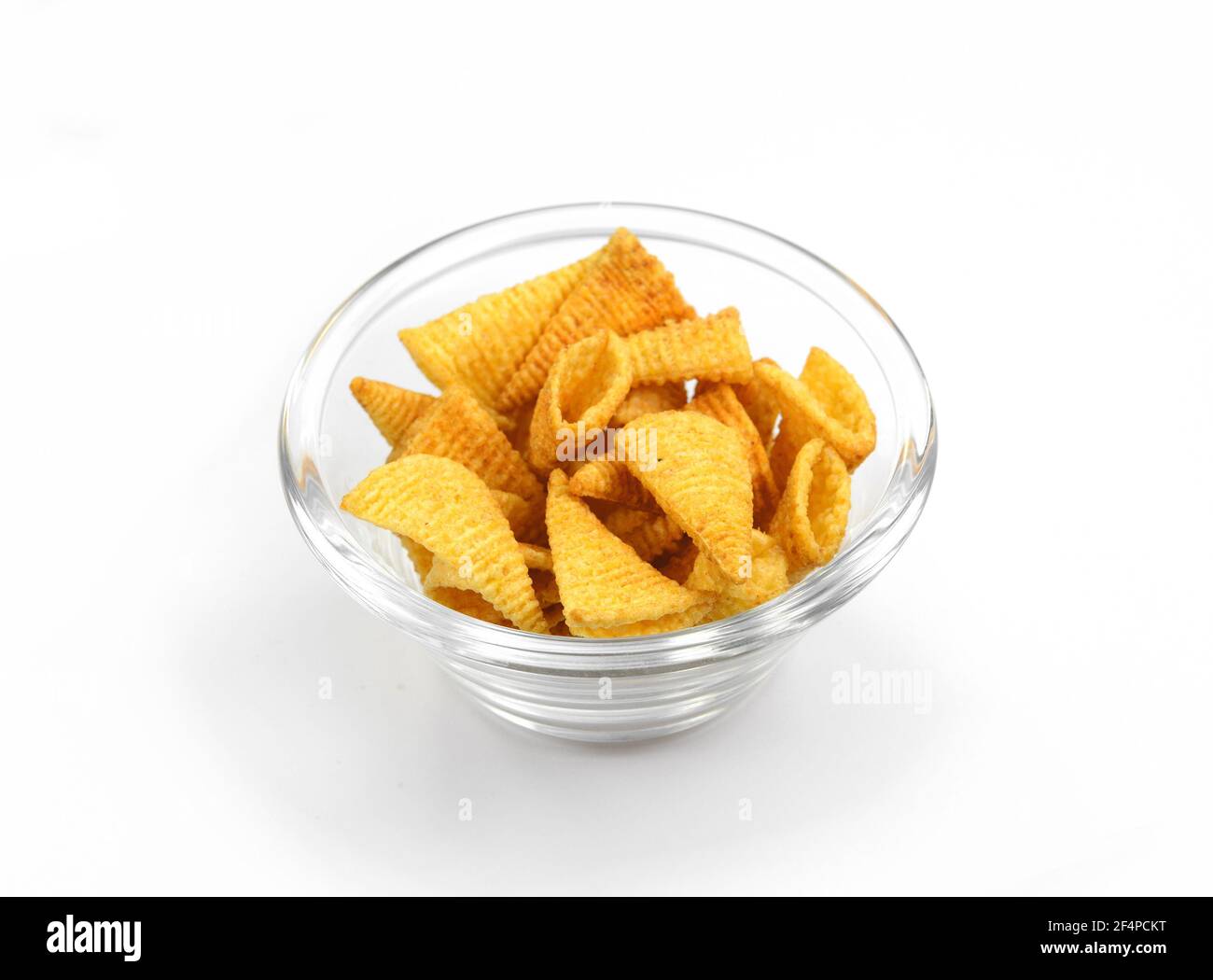 cone corn chips isolated on white background Stock Photo Alamy