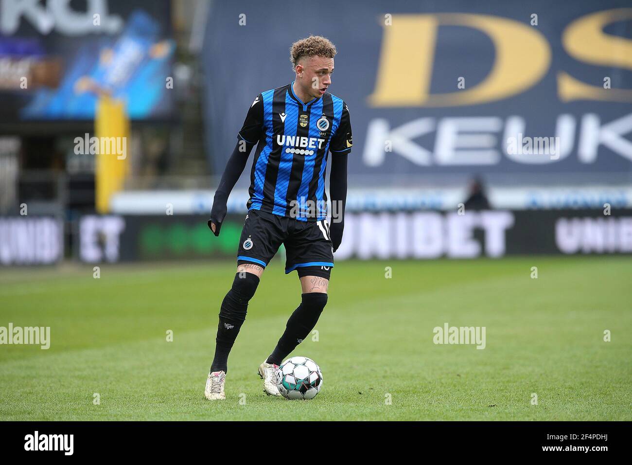 Noa Lang of Club Brugge during the Jupiler Pro League match