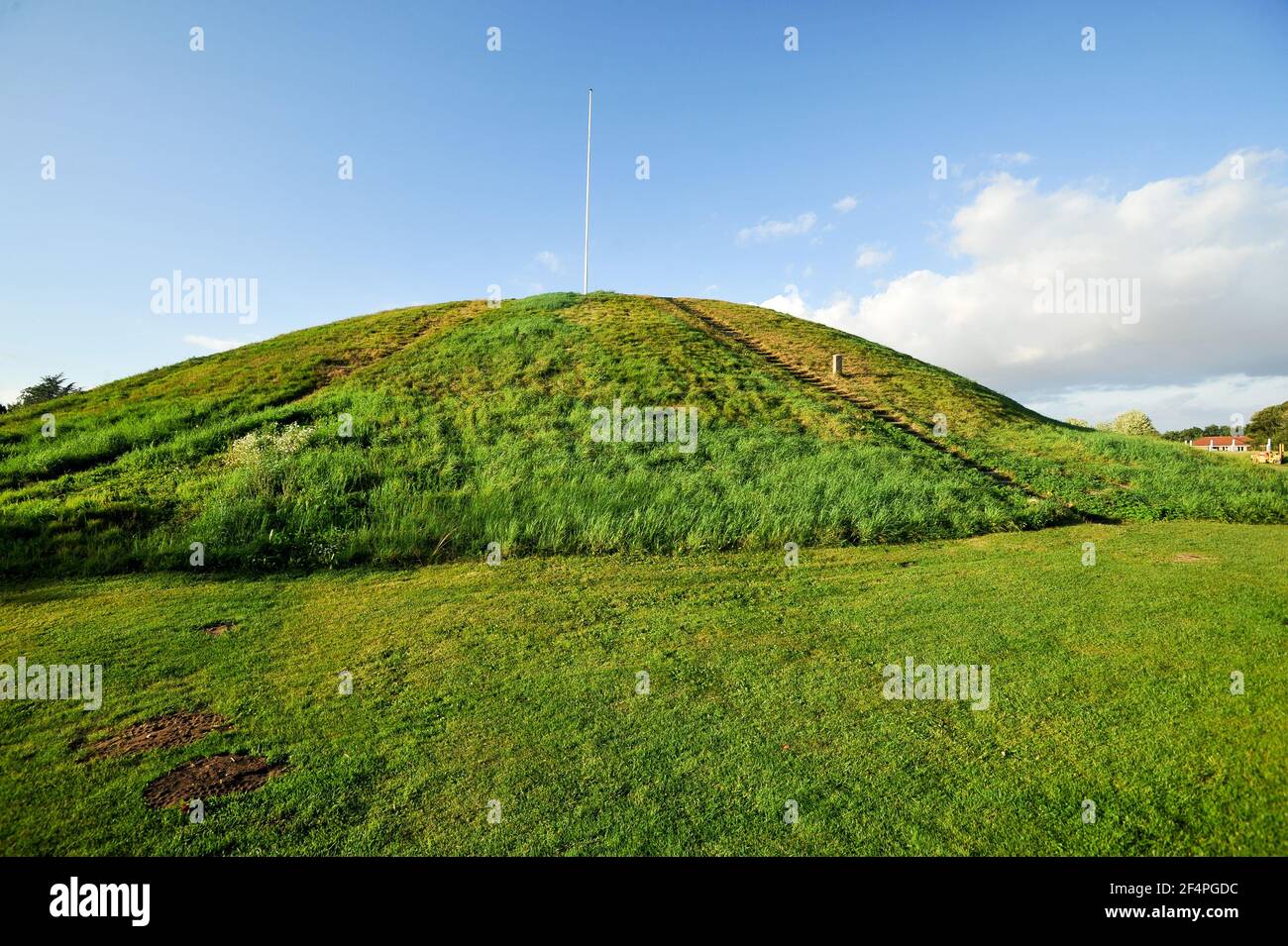 Large North Mound, built 958 959 probably for Gorm the Old, the first king of Denmark, by his