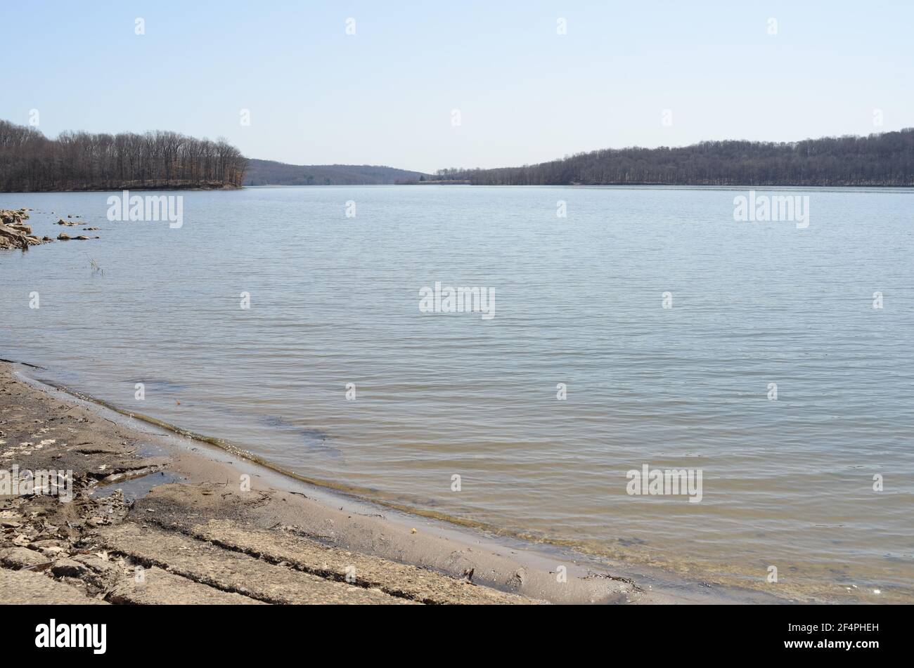 Lake Arthur Moraine state park Pennsylvania mercer county Stock Photo