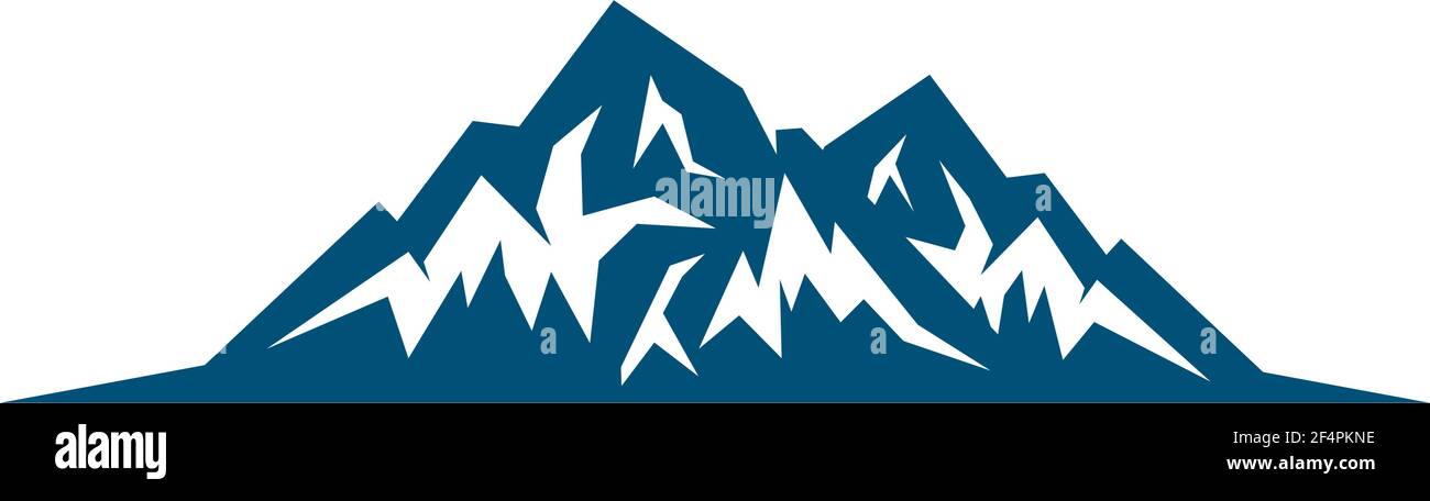 Mountain logo template vector icon illustration design Stock Vector