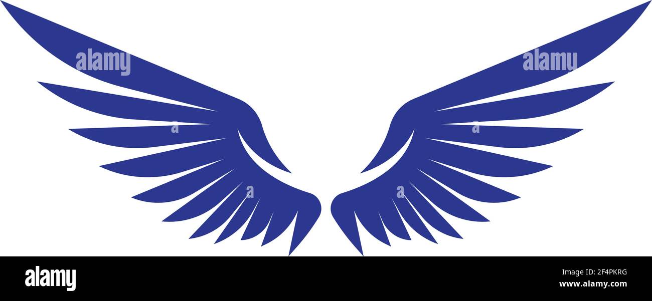 Wing logo template vector icon design Stock Vector Image & Art - Alamy