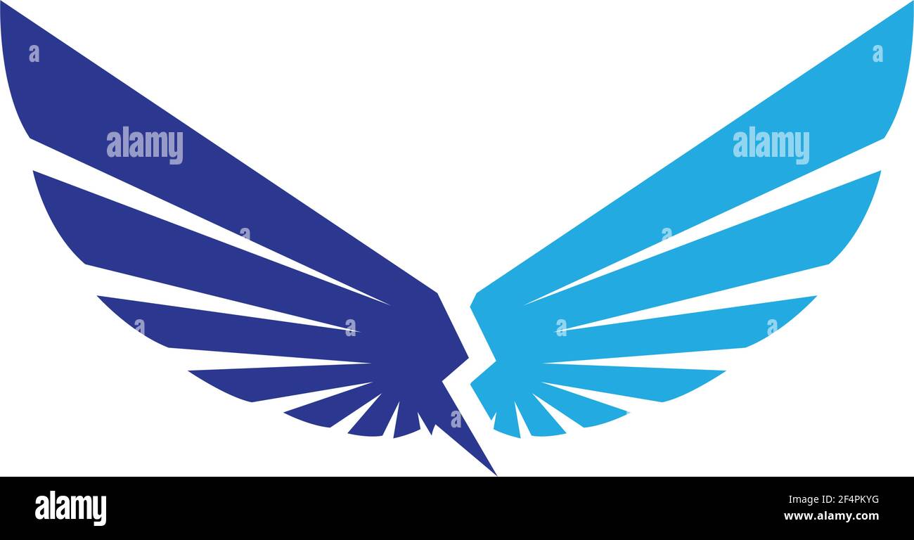 Wing logo vector icon design Stock Vector Image & Art - Alamy