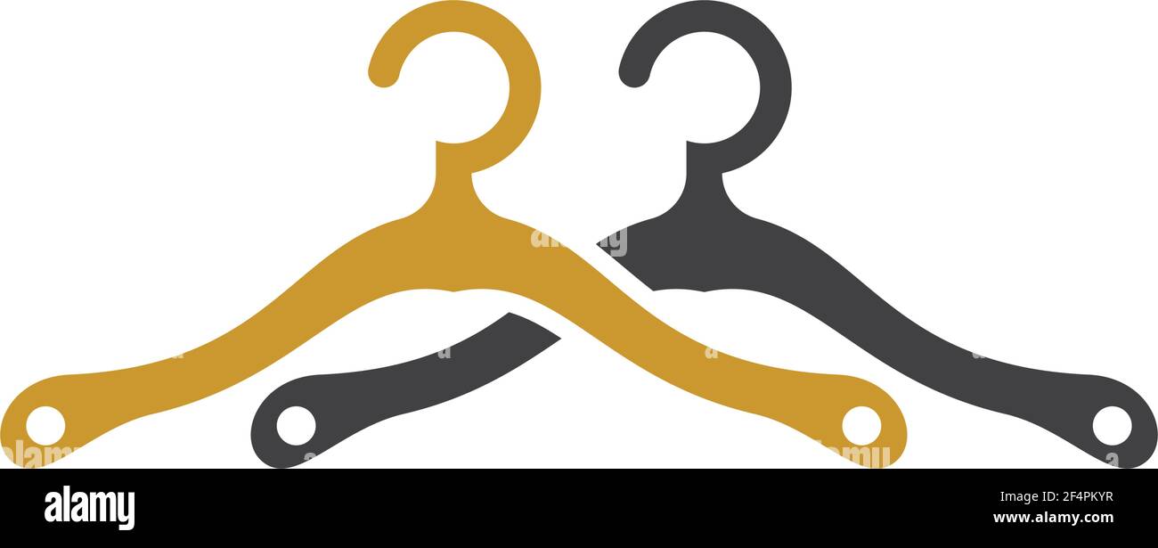Hanger logo template vector icon design Stock Vector
