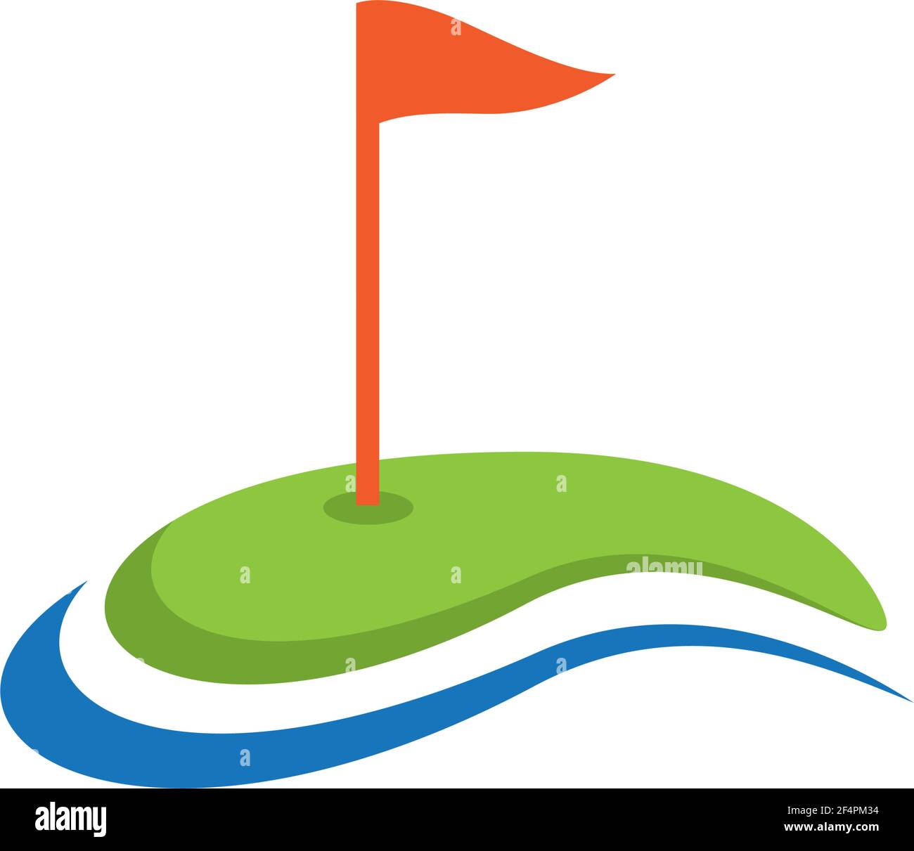 Golf  logo template vector icon design Stock Vector