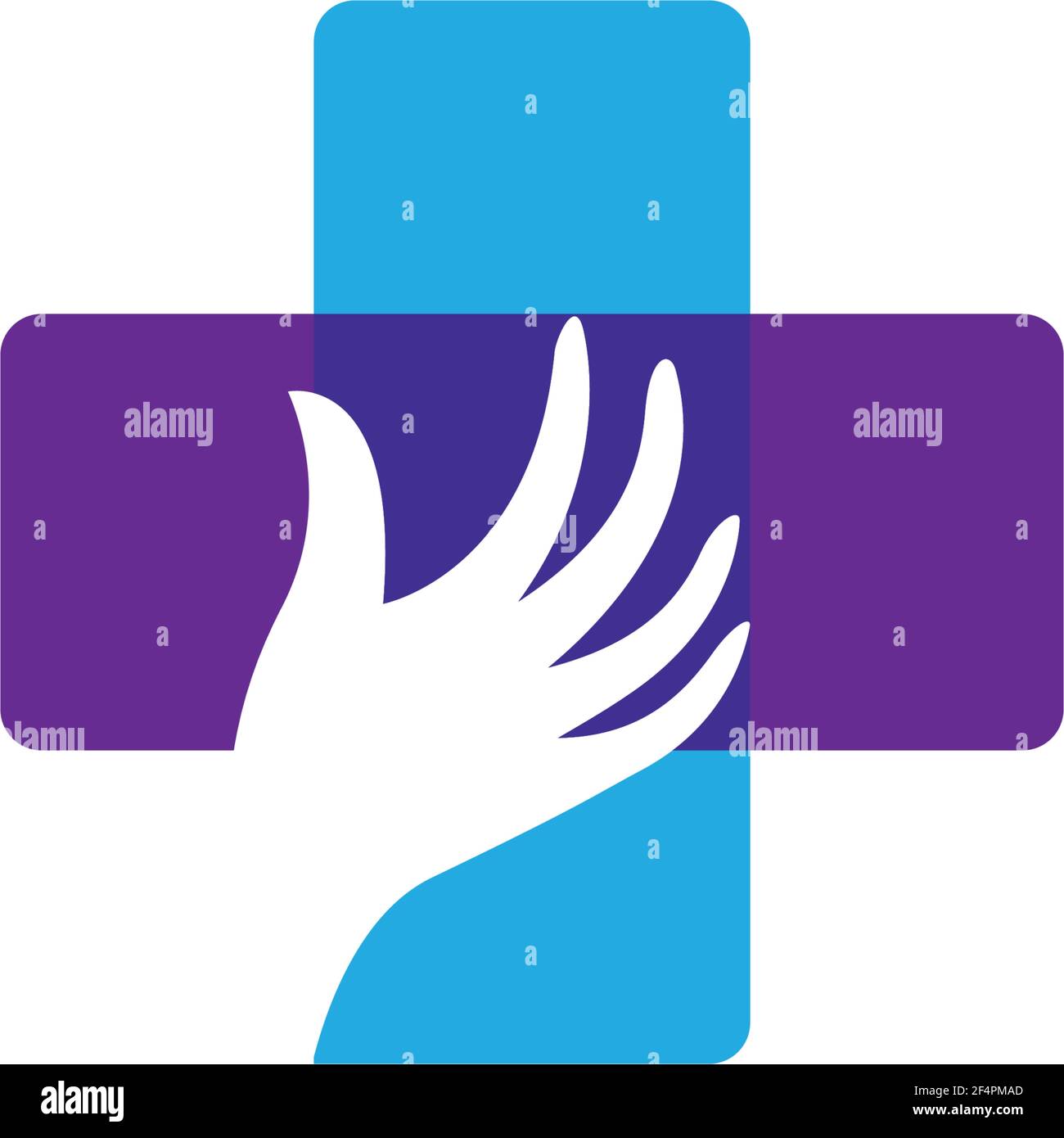 Medical cross logo template vector icon design Stock Vector