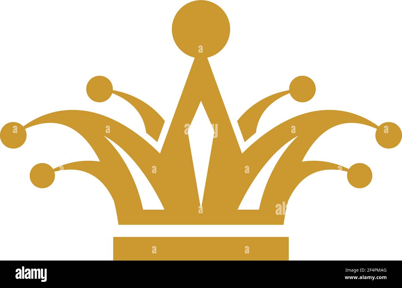 Crown logo template vector icon illustration design Stock Vector Image ...