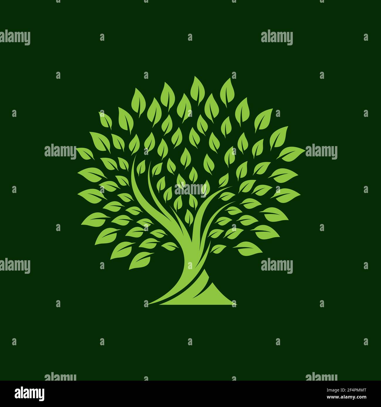 Tree logo vector icon design Stock Vector Image & Art - Alamy