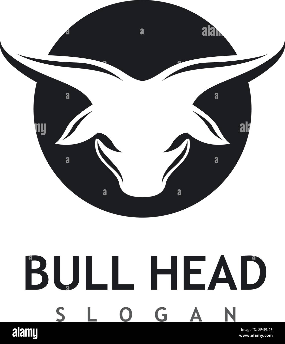 Bull head logo images Stock Vector Image & Art Alamy