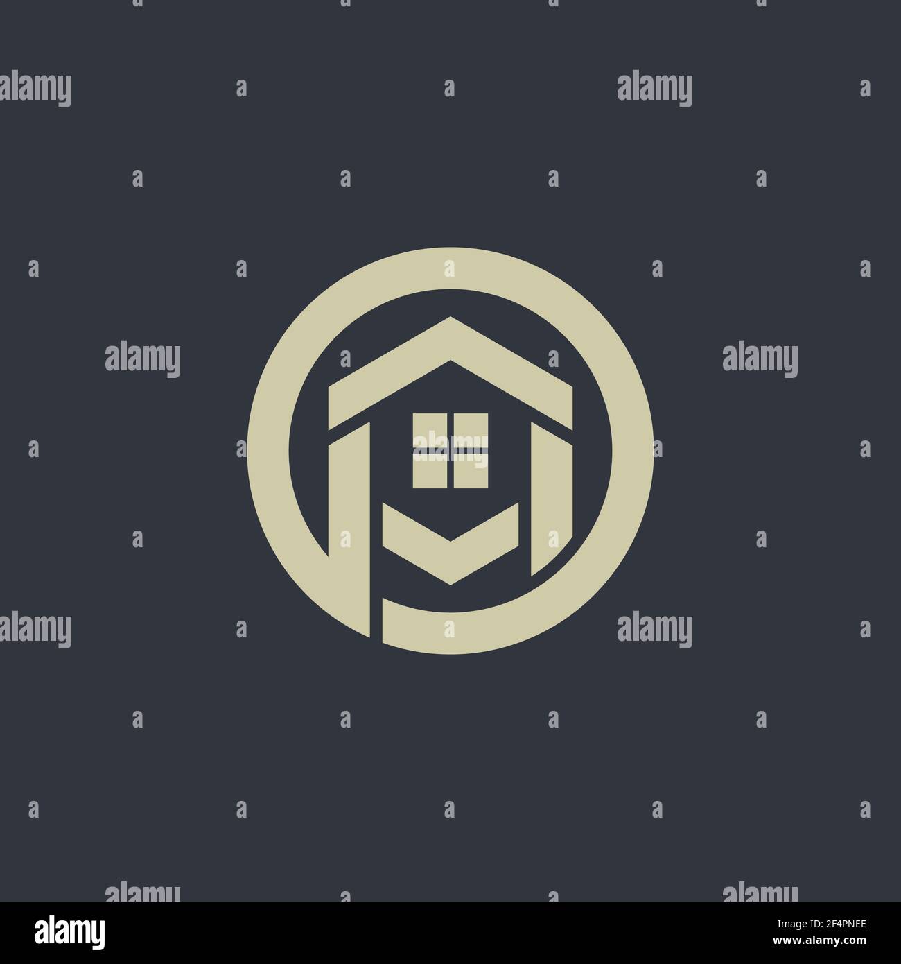 Real estate logo images Stock Vector