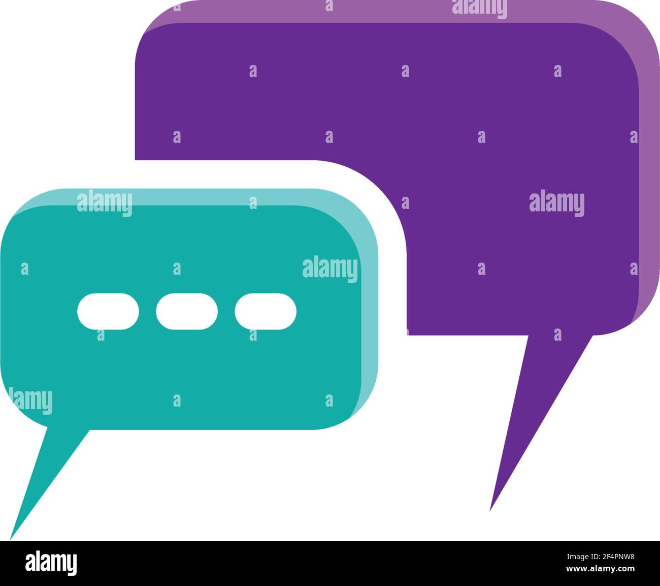 Speech bubble logo images Stock Vector