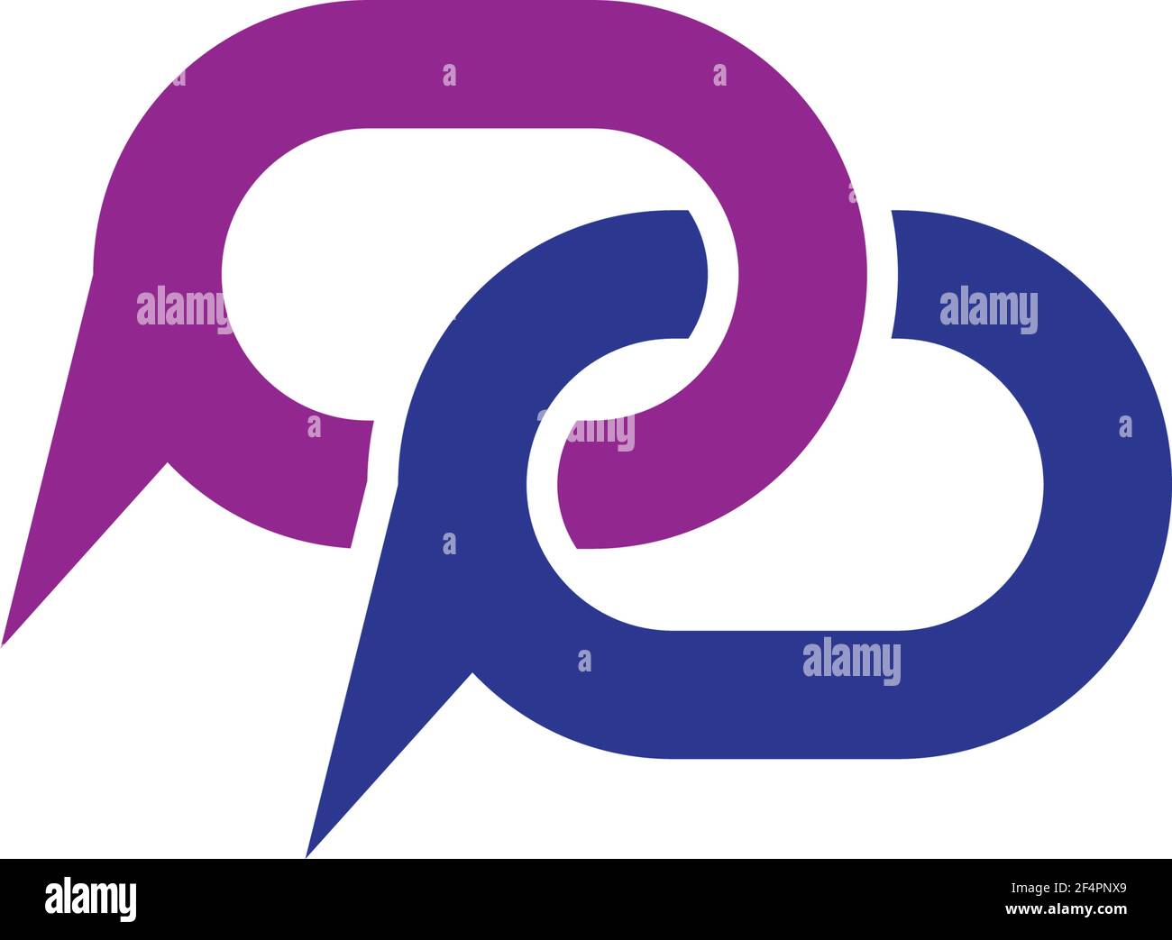 Speech bubble logo images Stock Vector
