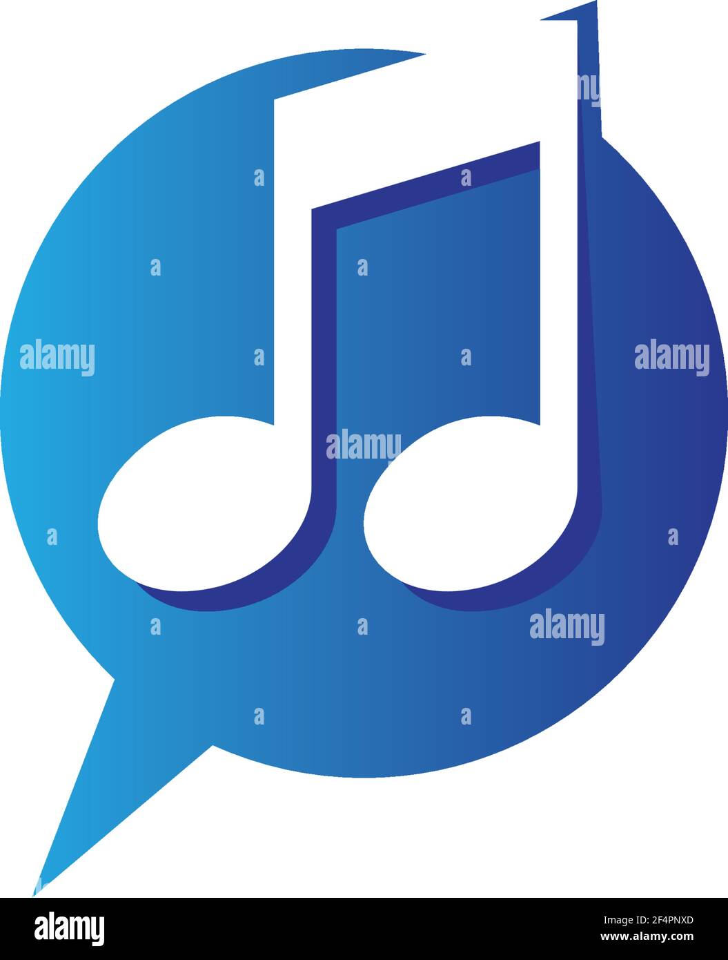 Music logo images Stock Vector