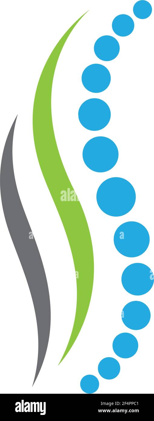 Spine logo images Stock Vector