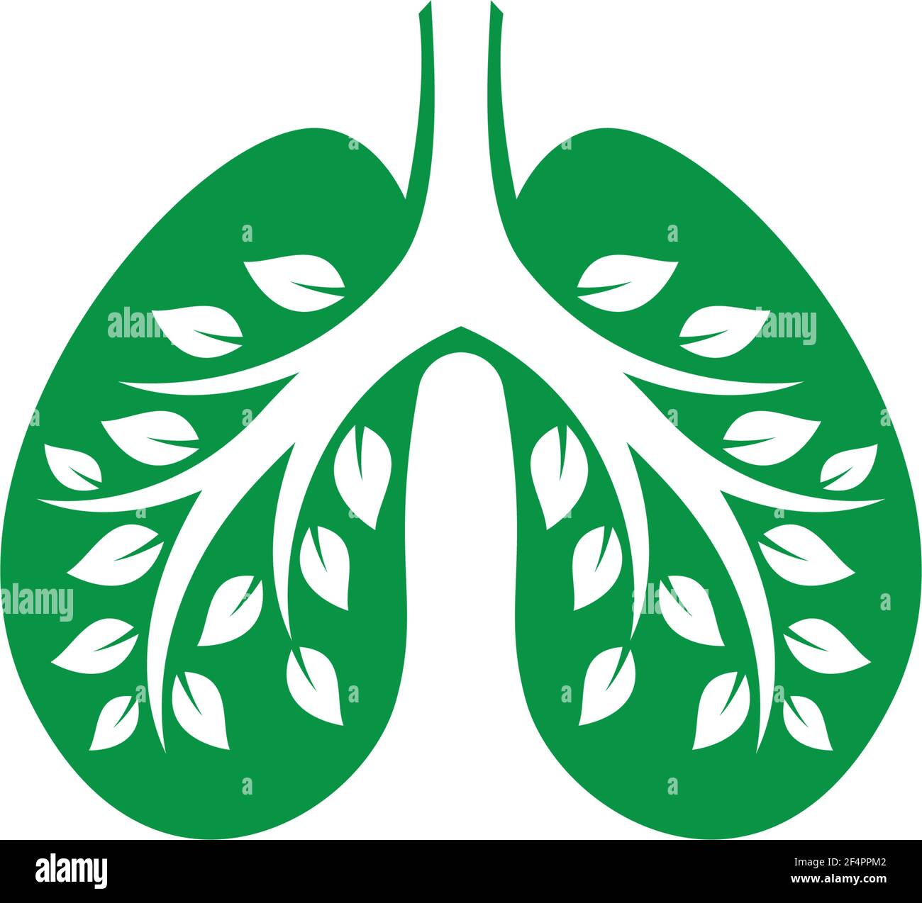 Lung logo images Stock Vector