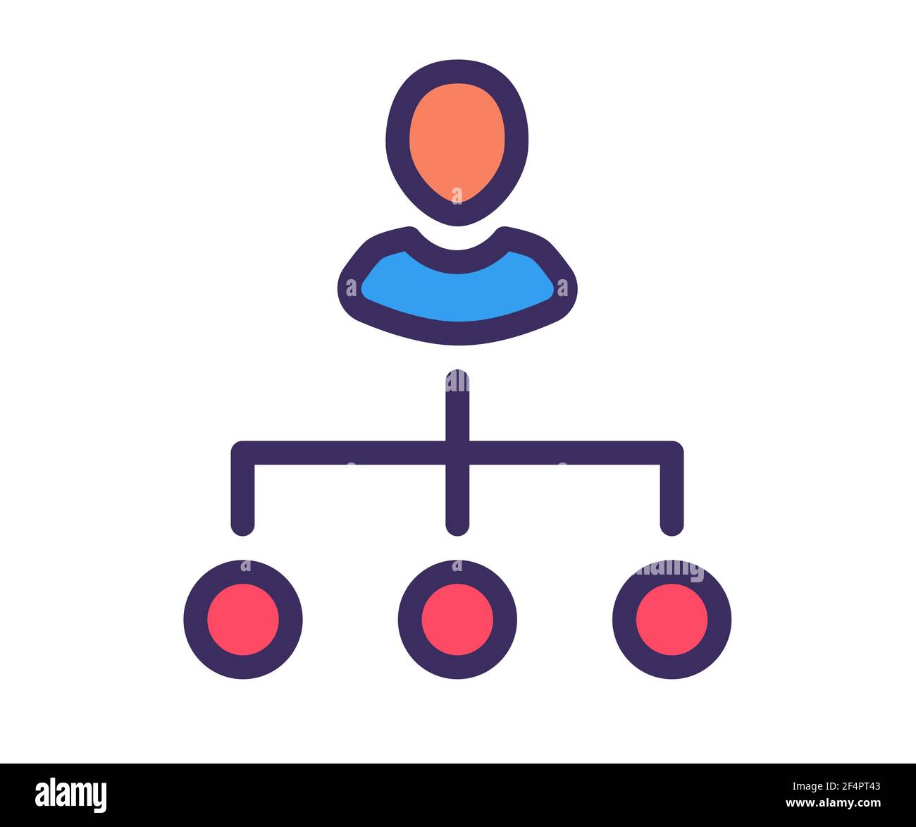 single isolated icon with filled line style vector illustration Stock ...