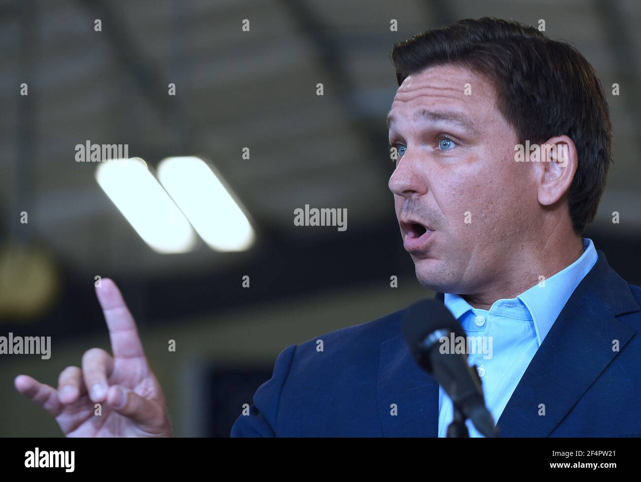 Melbourne, United States. 22nd Mar, 2021. Florida Governor, Ron