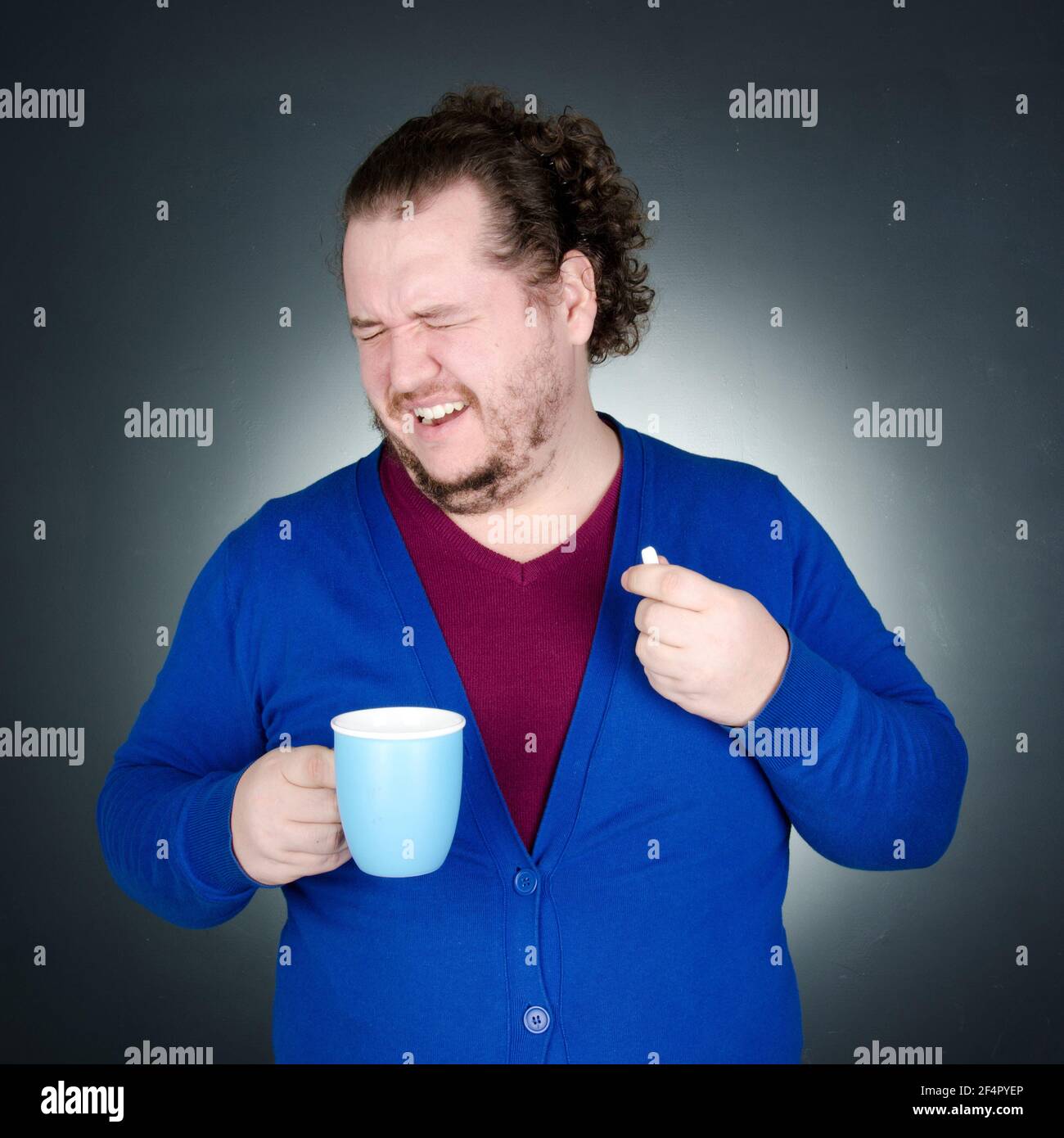 Health problems. Colds and pneumonia. Stock Photo