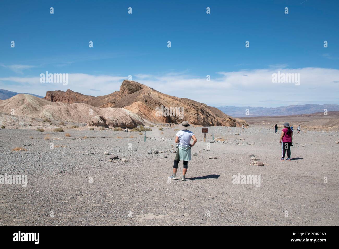 Zabriskie Point is a vista point in Death Valley National Park that shows fascinating rock
