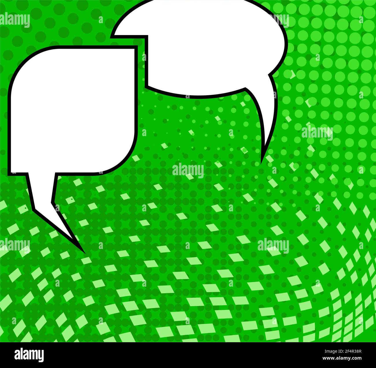 Comic Speech Bubble Pop Art Style Vector Illustration Stock Vector