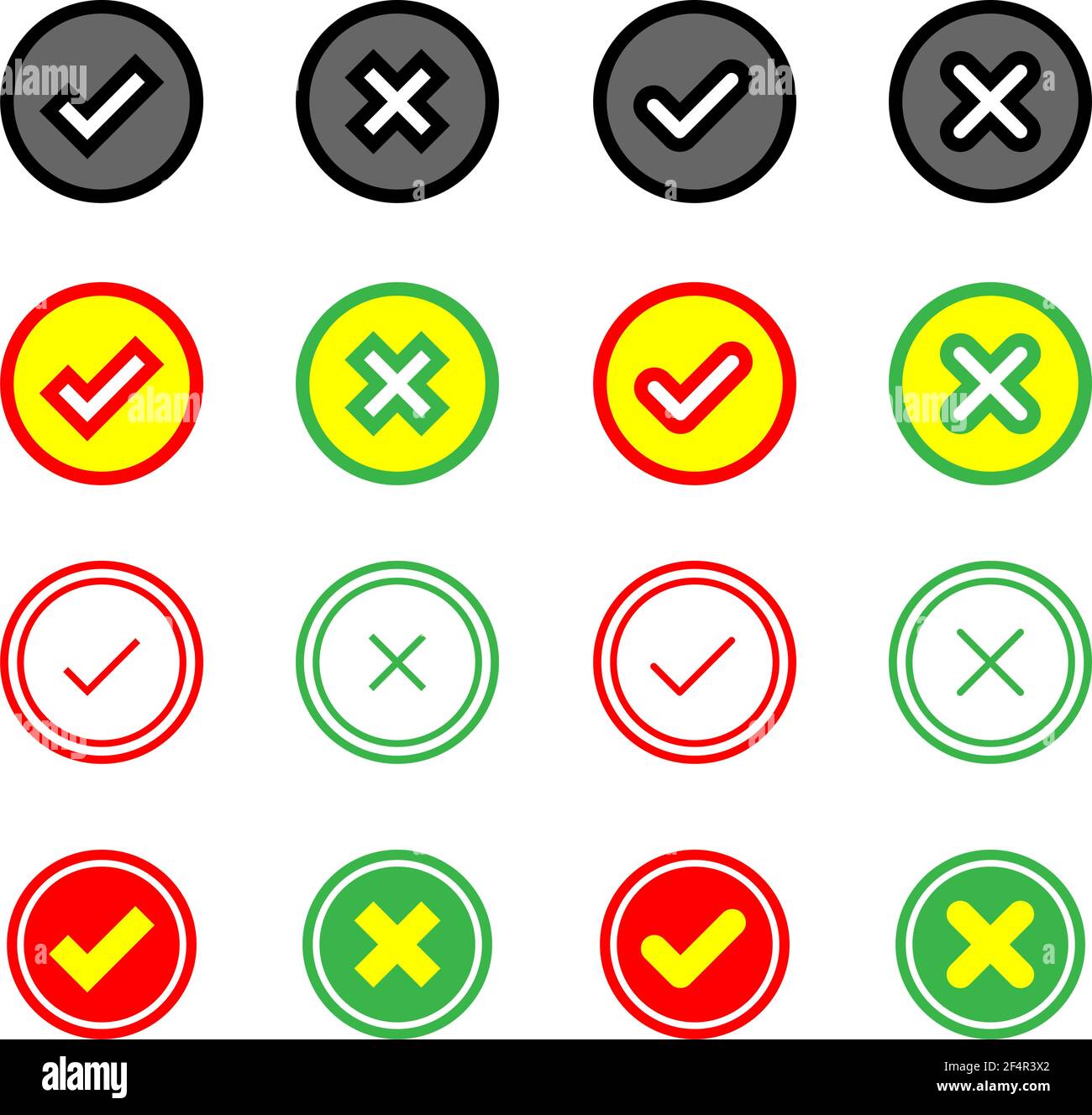 Check Mark Icon Vector Illustration Stock Vector
