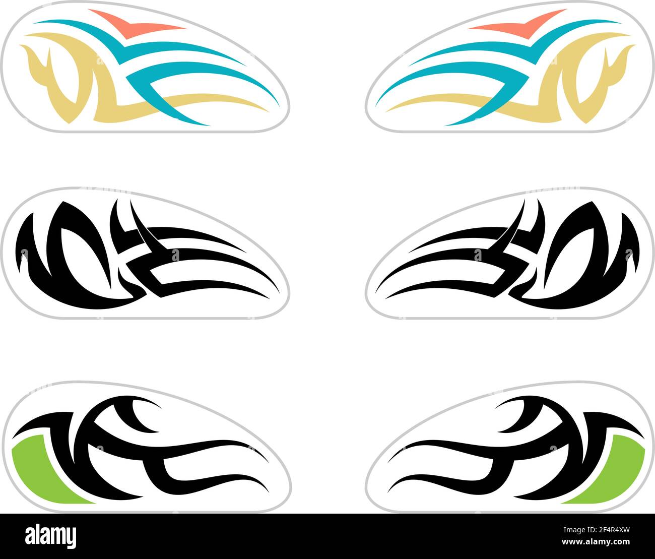 Tribal Bike Decal : Vinyl Ready, Vehicle Graphics Vector Illustration Stock  Vector Image & Art - Alamy