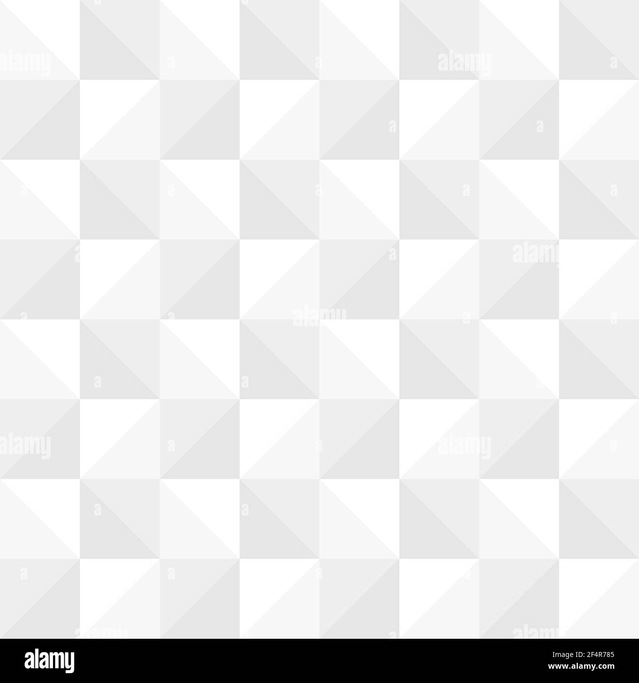 White Seamless Pattern Triangle Square Vector Illustration Stock Vector ...