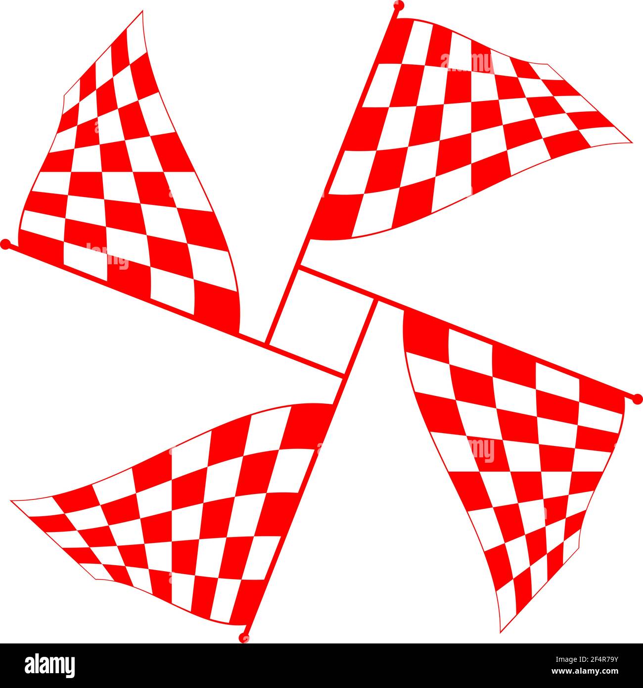 Race Flag Various Designs, Vinyl Ready Vector Illustration Stock Vector